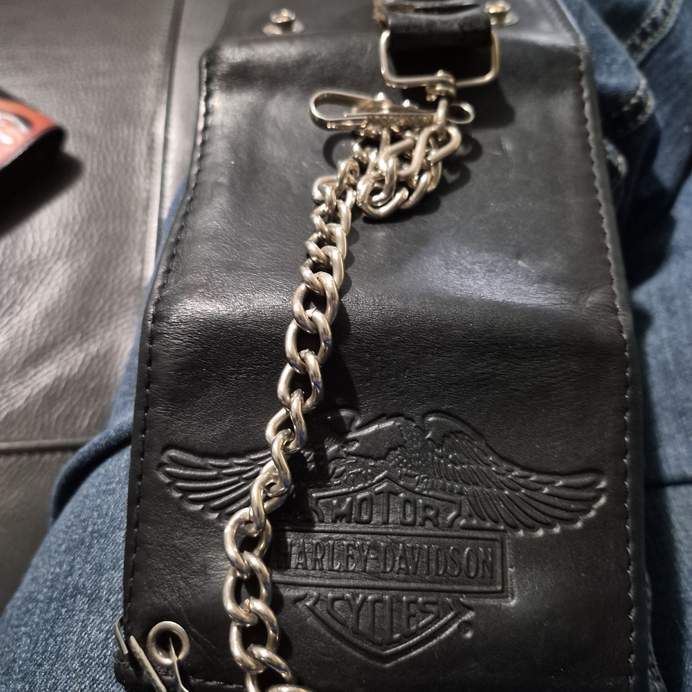 Harley-Davidson Black Leather Wallet - Picture 2 of 6